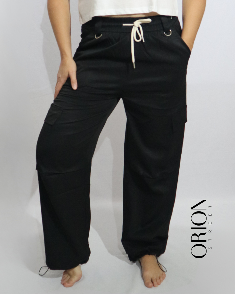 DAMA PANTALON XM01817 (M, NEGRO)