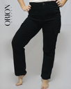 PANTALON DAMA CARGO JEANS 3241 (NEGRO)