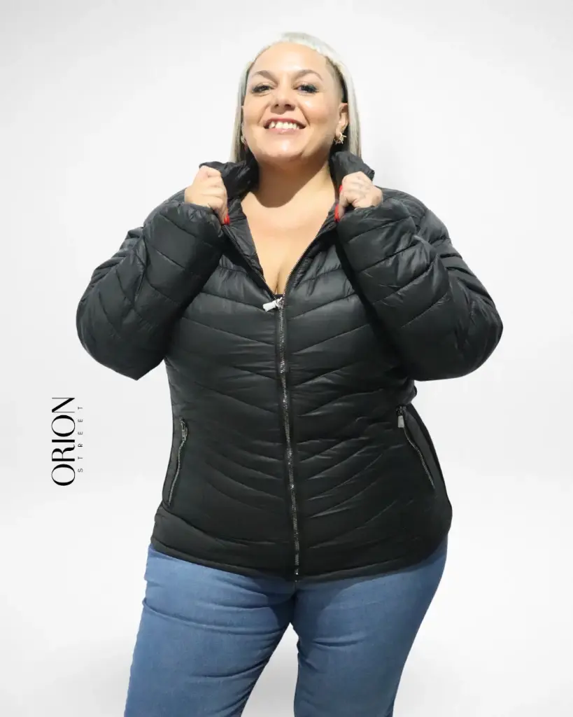 CHAMARRA DAMA SIRENA RIB FUR (NEGRO, S)